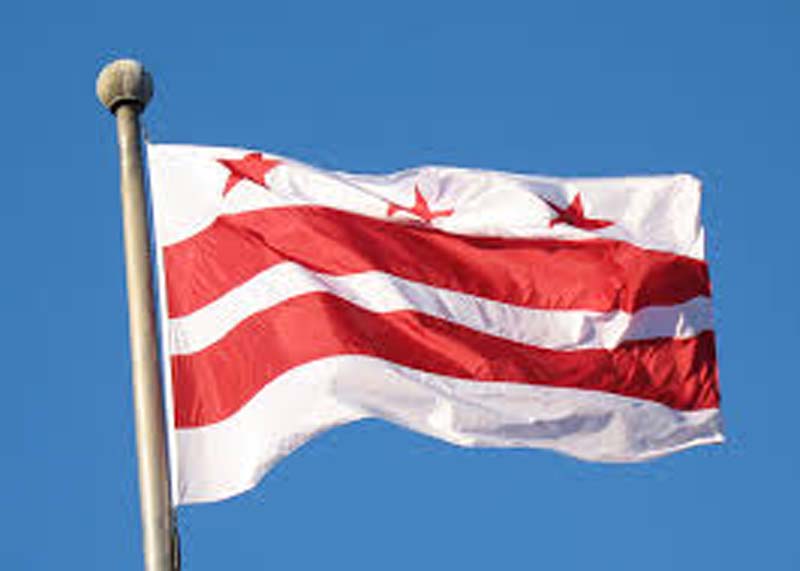 State flag of District Of Columbia
