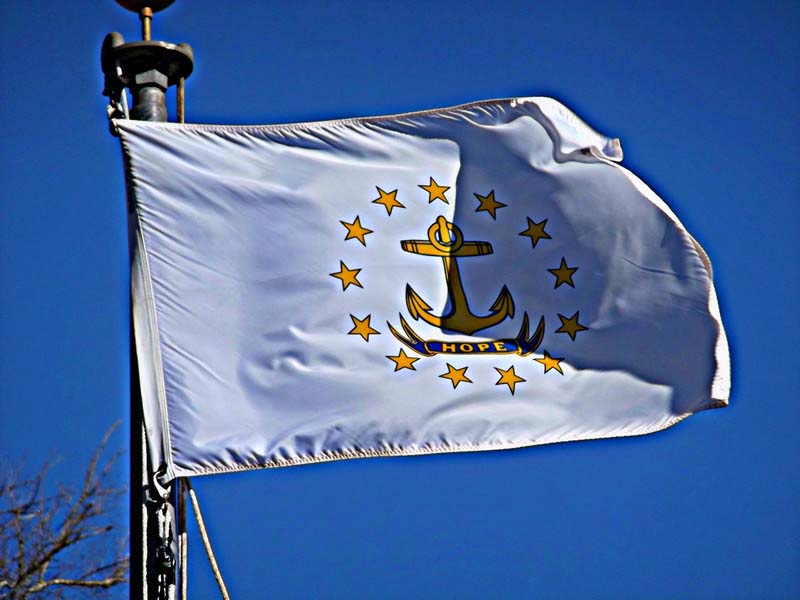 State flag of Rhode Island